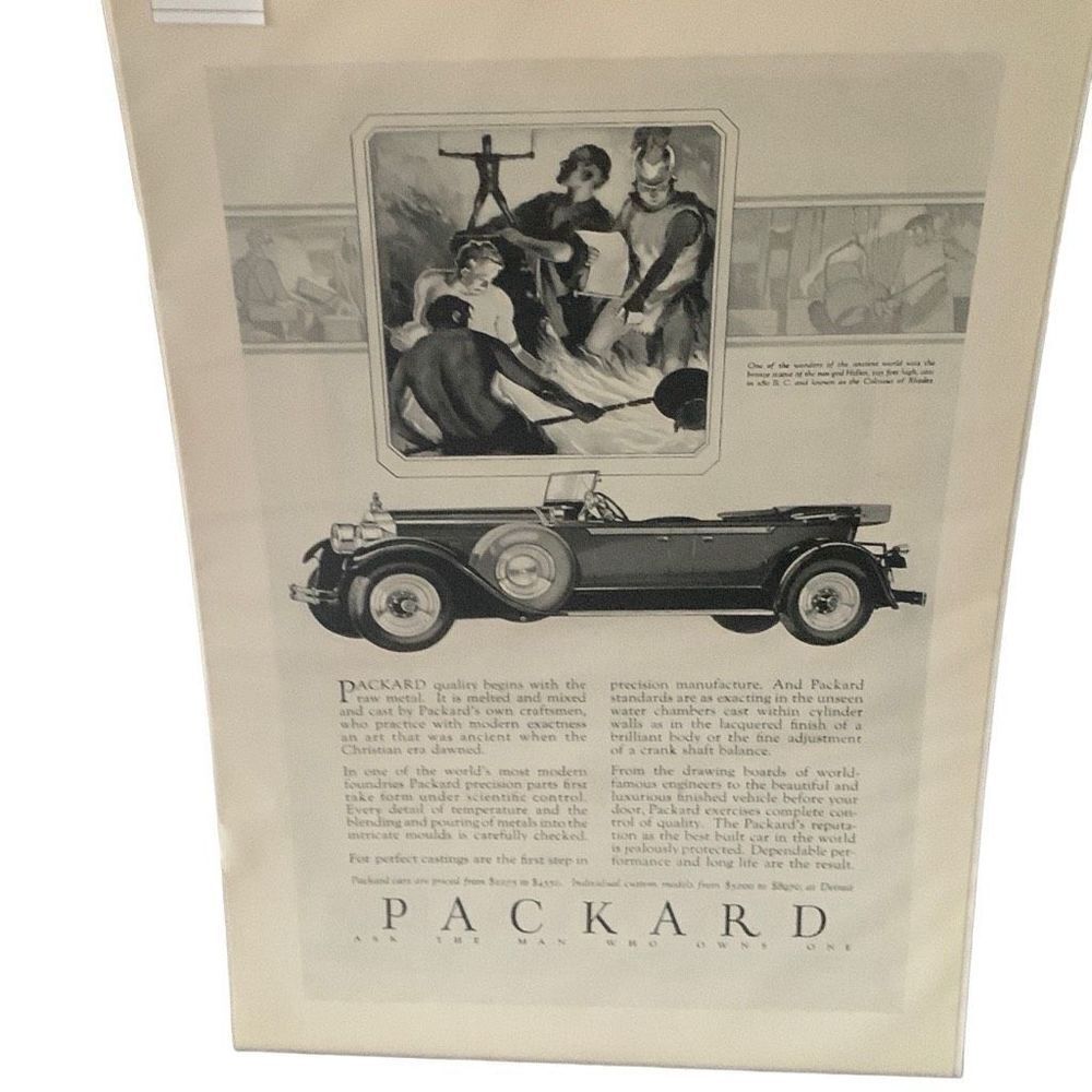 Vintage 1928 Packard Ask The Man Who Owns One Ad Advertisment